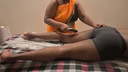 Kolkata aunty waxing dick