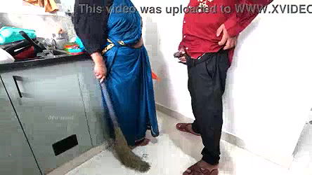 Jerking dick infront of Andhra maid Sridevi