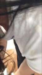 cousin sister downblouse nipple visible