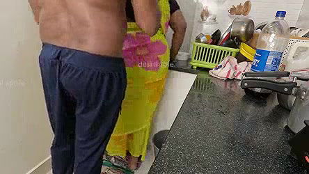 Indian maid Priya got fucked in kitchen