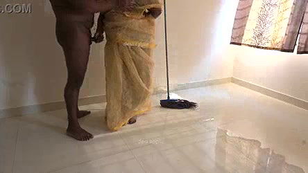Indian maid having fun with devar