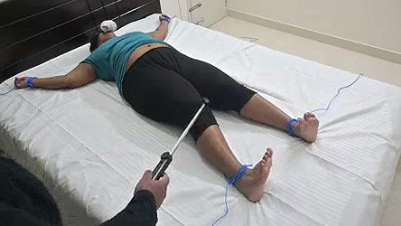 Indian desi girl got tied on bed and tortured