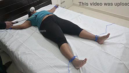 Indian desi girl got tied on bed and tortured
