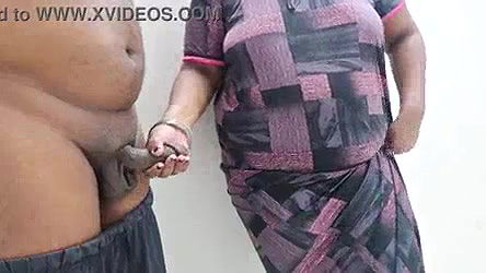 Indian bhabhi jerking dick