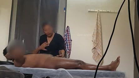 Hidden camera recorded in a spa