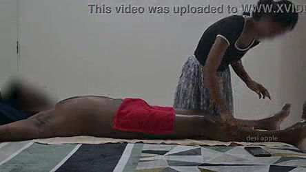 Happy ending massage infront of step sister