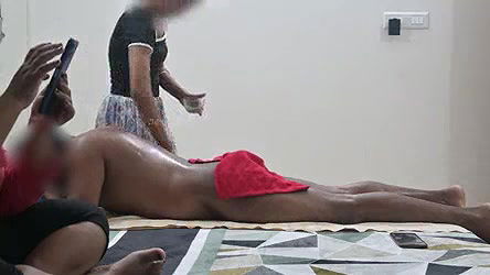 Happy ending caught in Hidden cam with two girls in massage spa