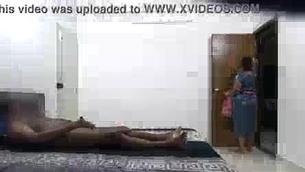 Flashing dick to maid samantha