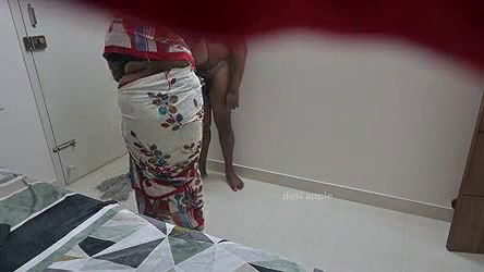 flashing dick infront of maid