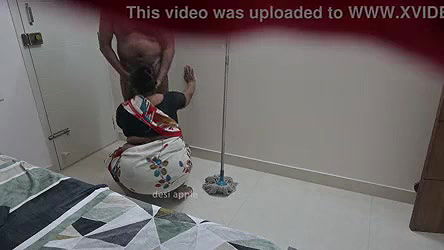 flashing dick infront of maid