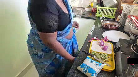 flashing and jerking infront of maid swathi in kitchen