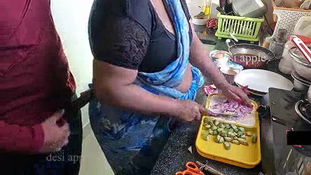 flashing and jerking infront of maid swathi in kitchen