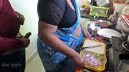 flashing and jerking infront of maid swathi in kitchen