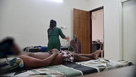 Dick flashing to two maids at same time