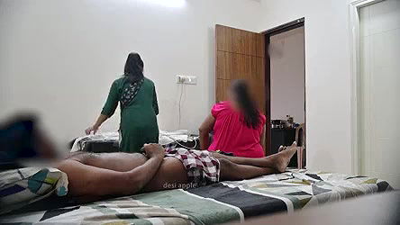 Dick flashing to two maids at same time
