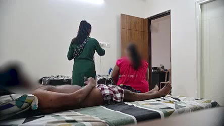 Dick flashing to two maids at same time