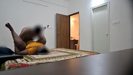 Blowjob and hard fucking while maid cleaning room