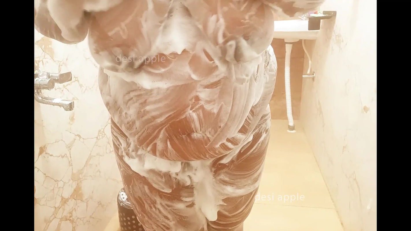 bengali wife taking bath