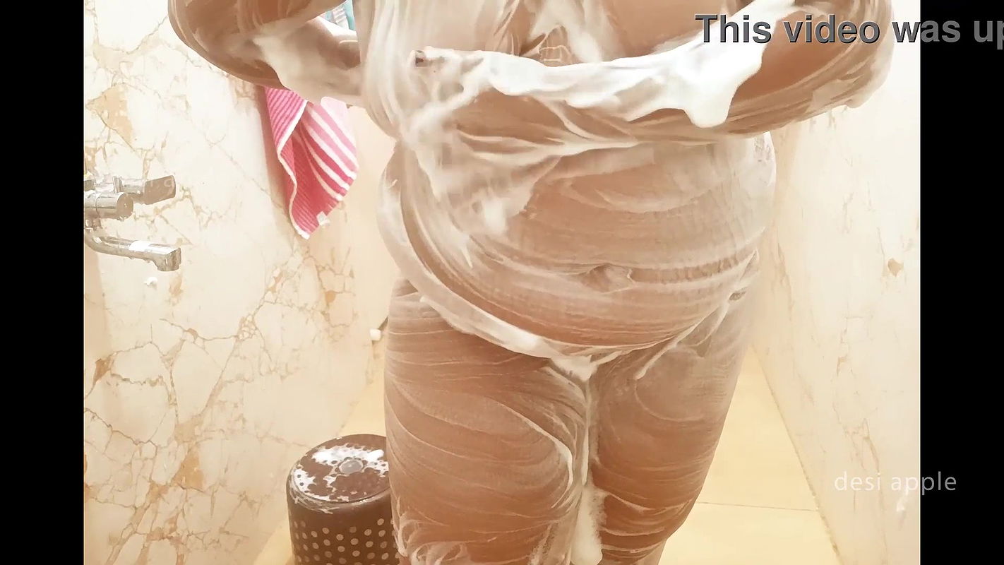 bengali wife taking bath