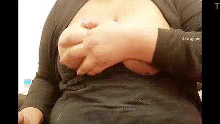 Bengali sexy teen girl playing with boobs