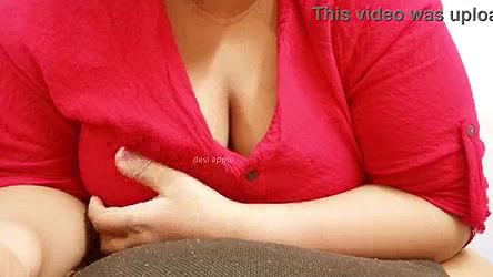 Asian milf playing with boobs