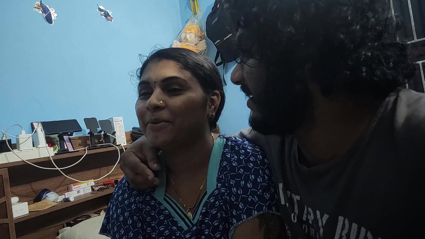 Mallu lazy wife sex with husband, Sharun Raj doing sex with vaishnavy, Mallu couple hot sex, Mallu lazy wife hot sex with talk
