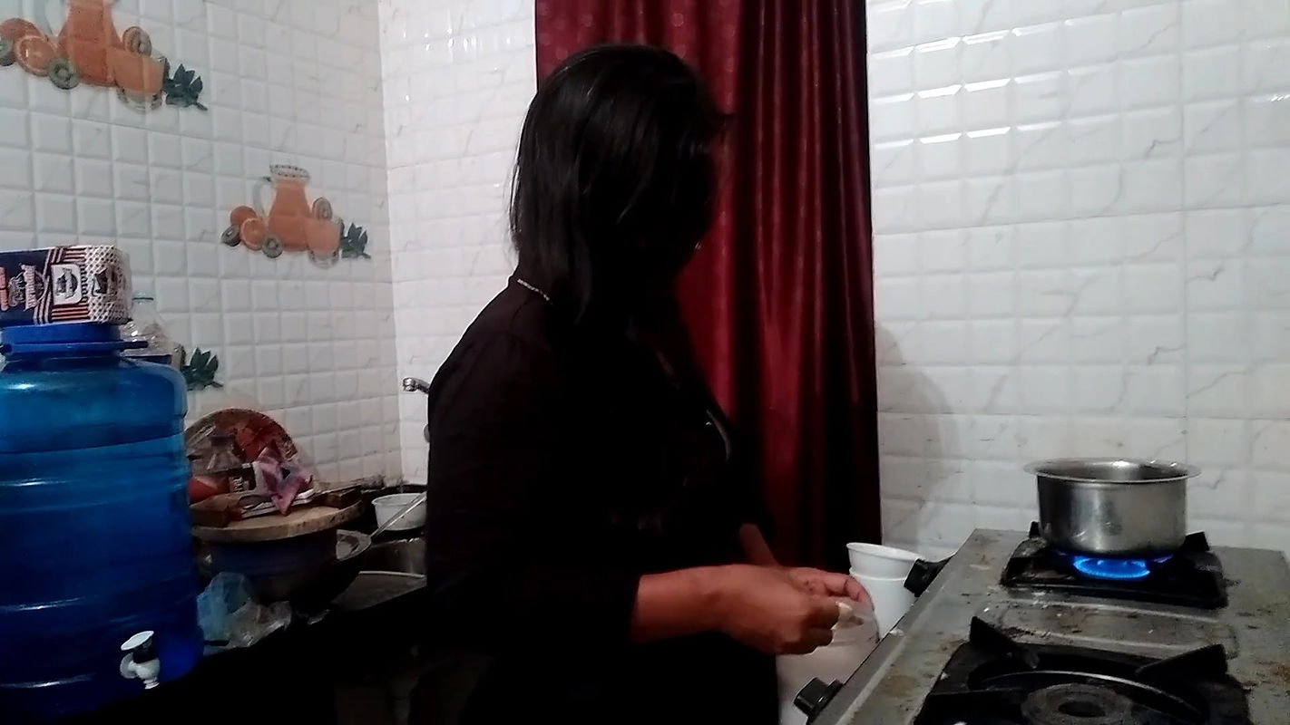 Indian husband wife kitchen romance , and  desi style bedroom sex