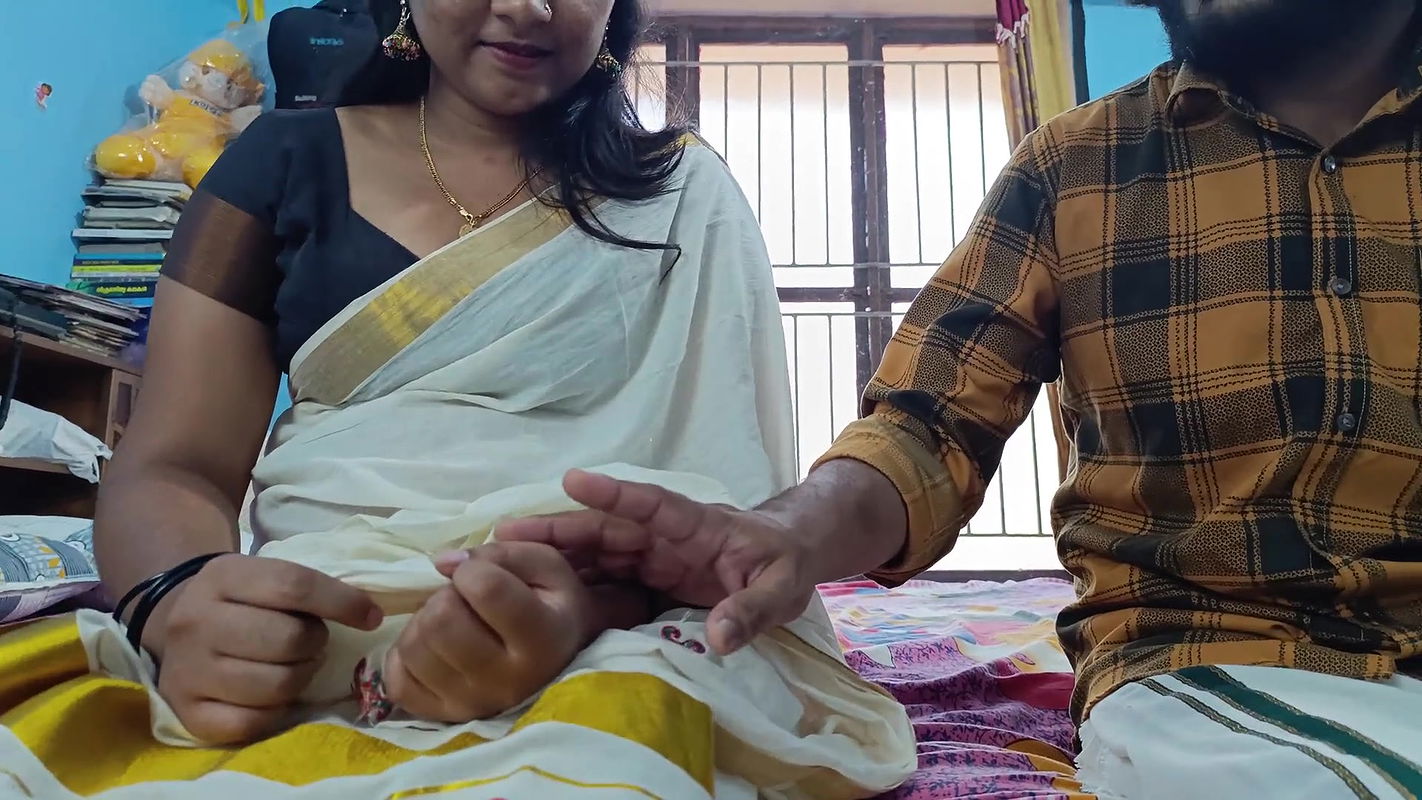Mallu couple first night video, First night sex, Kerala saree first night hot romance with sex, Mallu couple first night sex