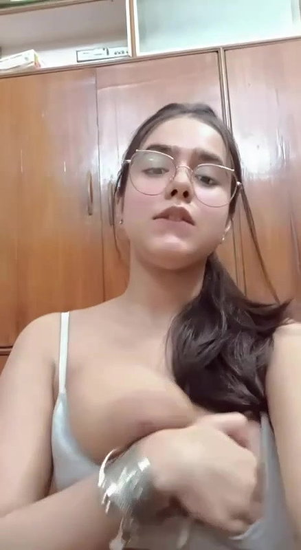 Beautiful Sexy Mal Bathing And Spitting On Boobs