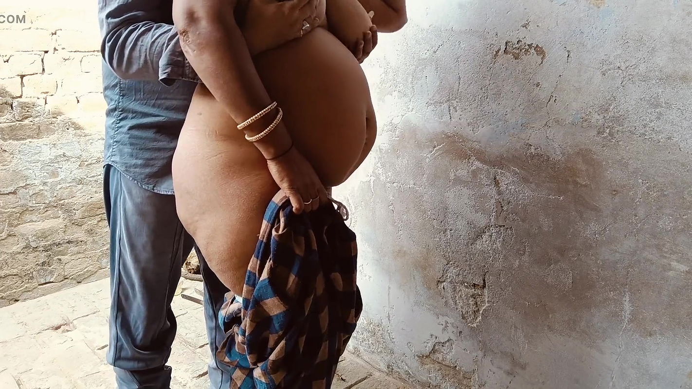 Step brother took step sister to neighbor’s house and fucked her in standing position