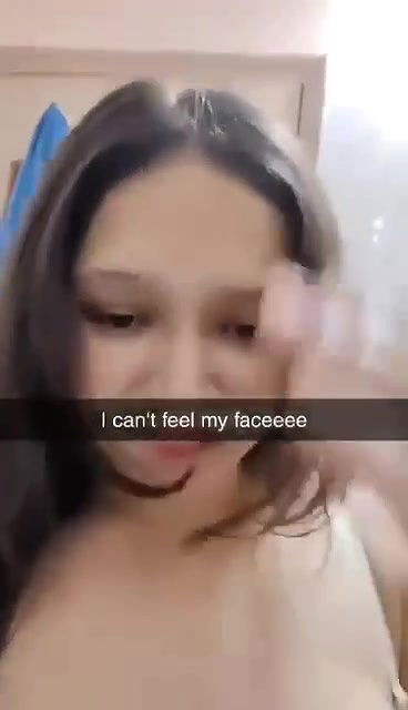 Beautiful Gf Spitting On Her Bigboobs