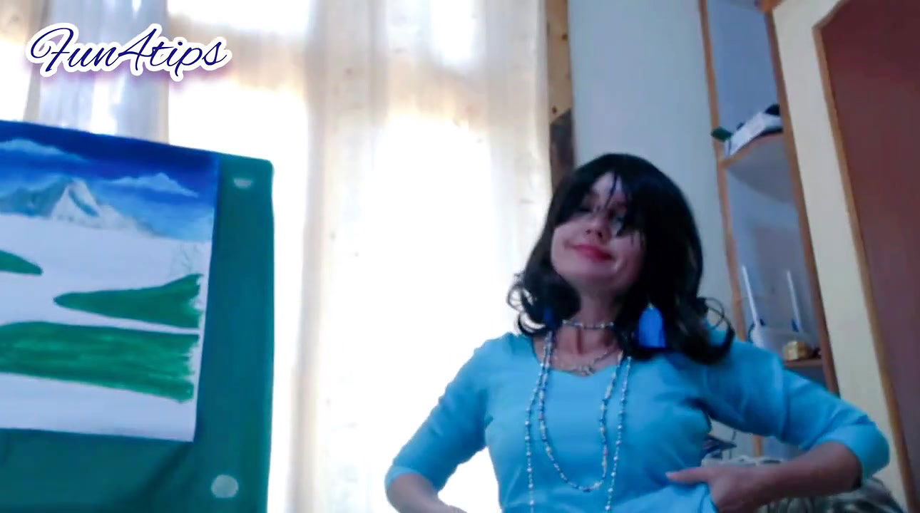 Flashing Her Perfect Boobs.