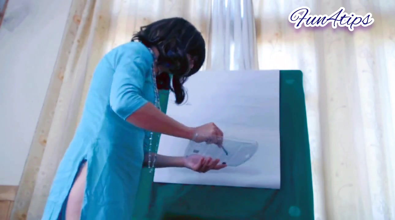 Quick Art with Lovense Inside Pussy