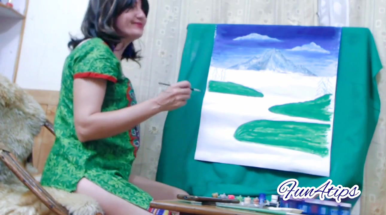 Sexy Artist Live on Camera