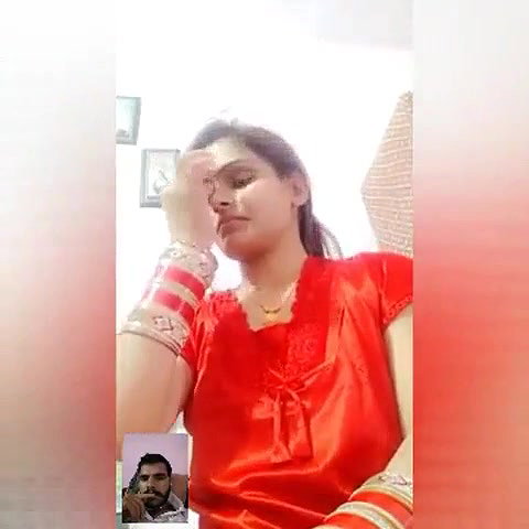 Newly married showing on vc
