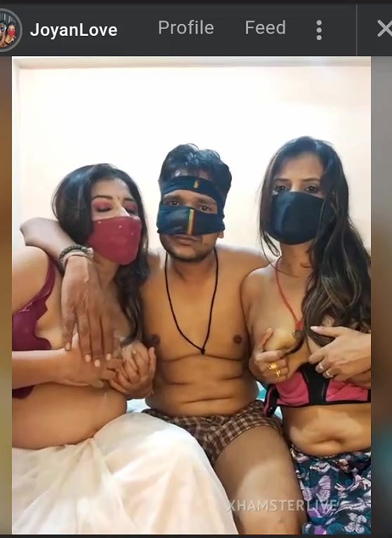 Joyanlove 3some play live cam show
