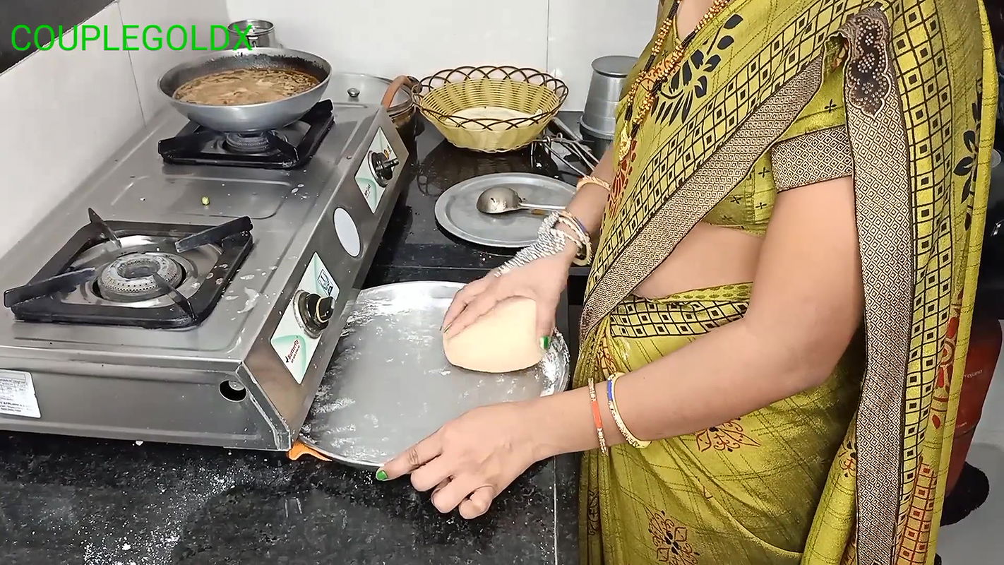 Pushed Hard While Making Roti, Doing Two Things at Once