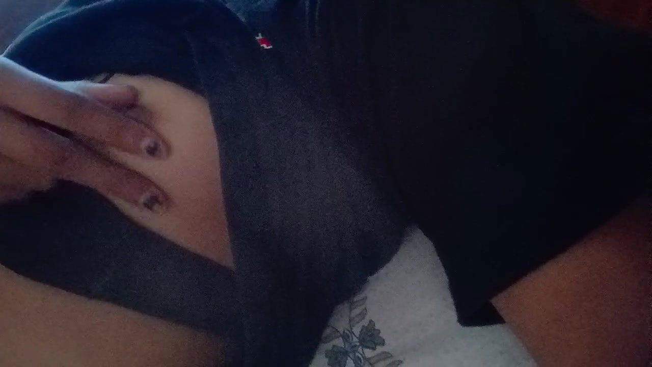 Puffy Nippled MILF Masturbating Hard