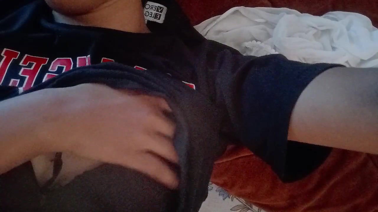 Puffy Nippled MILF Masturbating Hard