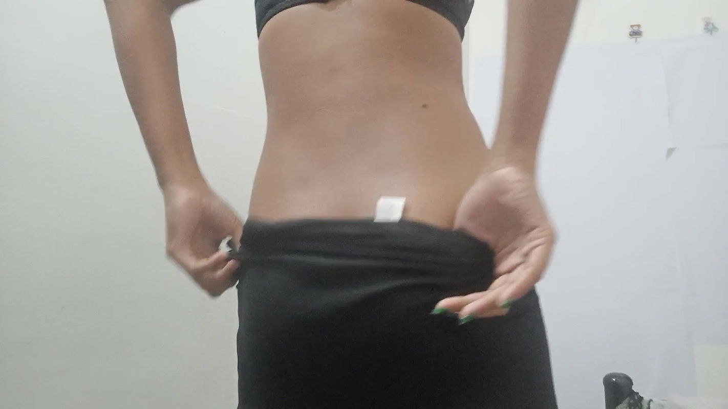 Hot Cute Girl Squinting Fingering and Playing with Her Small Pussy