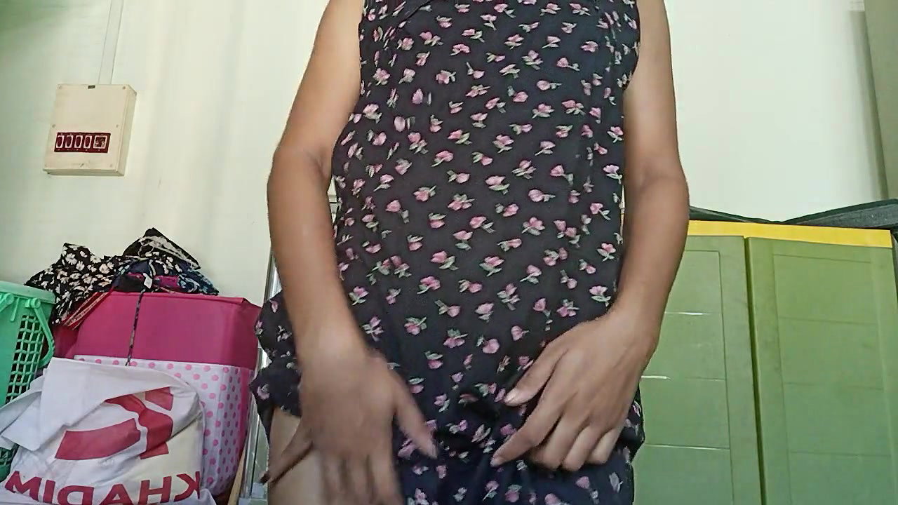 Horny cute girl with smooth body and seducing with smooth masturbating