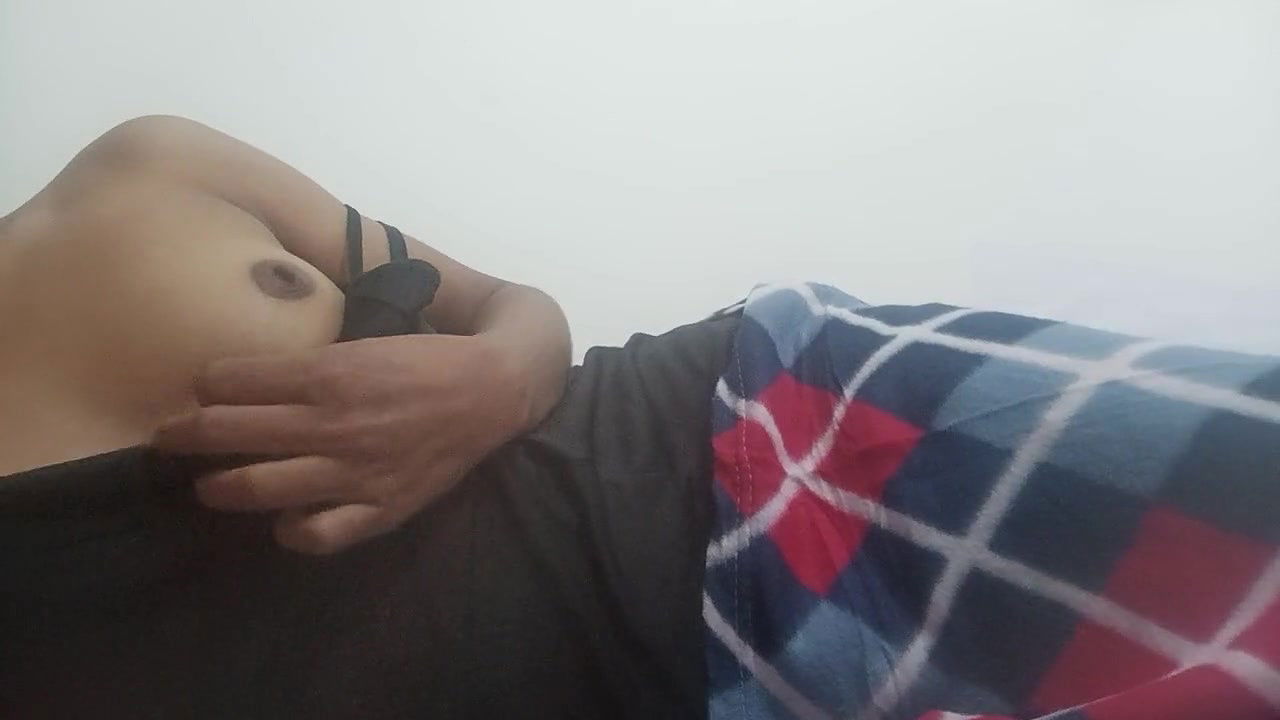 Hand in pants selfie