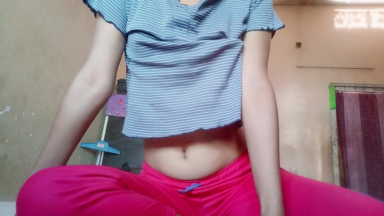 Desi College girl fun in home