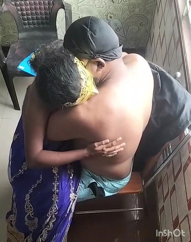 Young Girl and Oldman Sitting