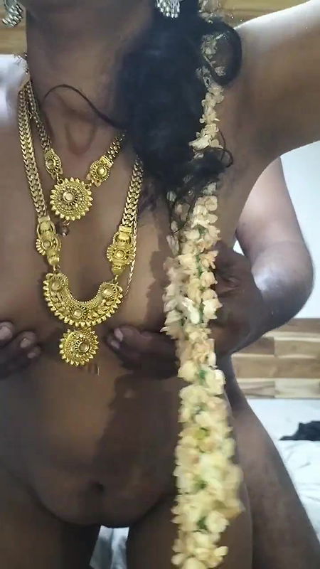 Tamil Wife Strong Doggy with Jewel and Flower