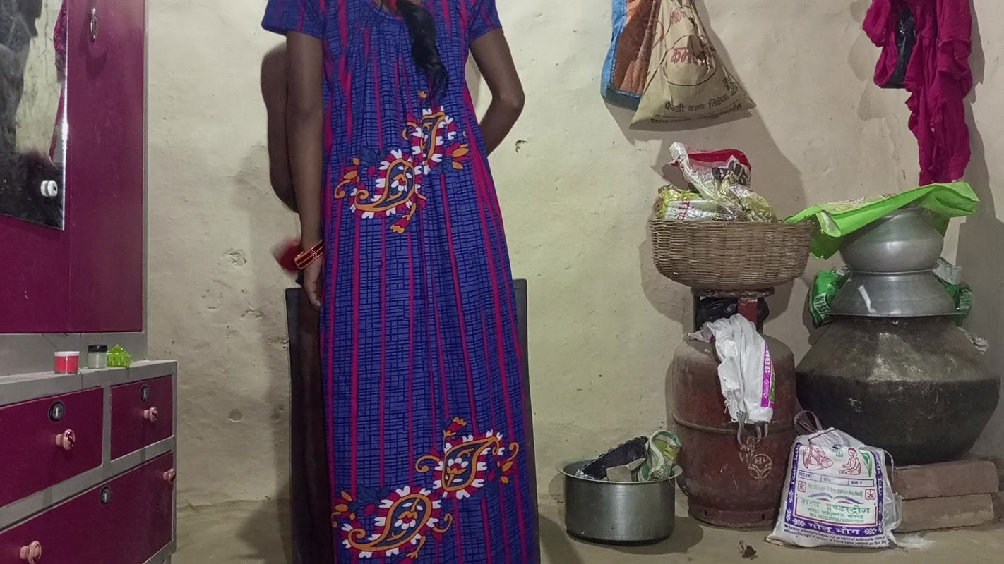 Devar Bhabhi and Her Husband Were in Love for a Long Time and Today They Have Sex in the Old House