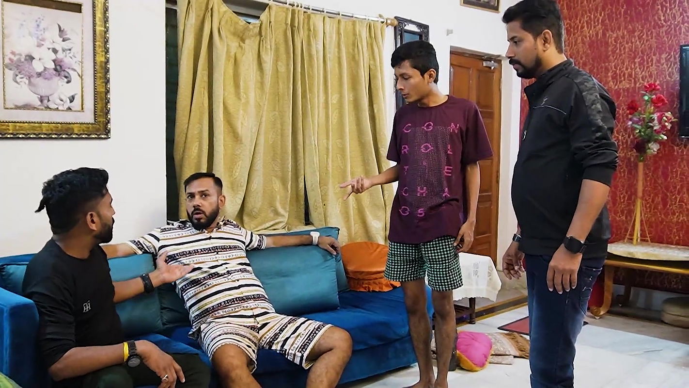 Four Freinds Gang Fucked Their Podosan Bhabi, Hardcore Group Sex