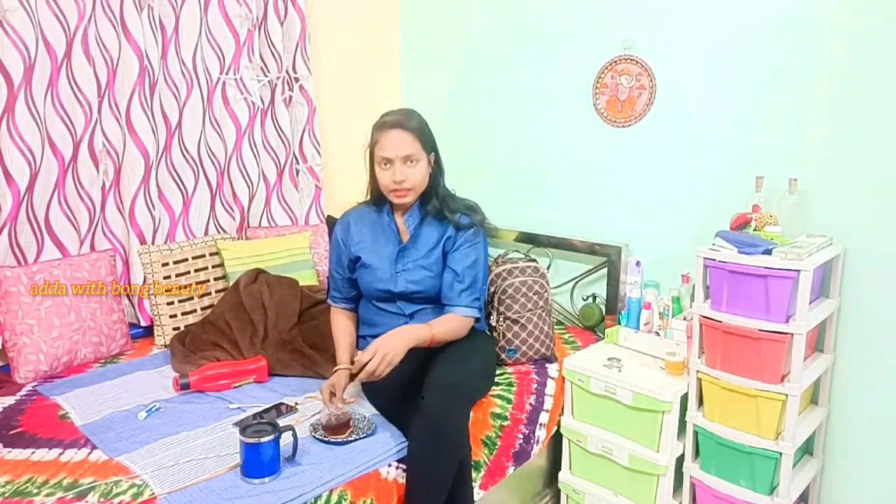 Youtuber Adda with bong beauty – 58