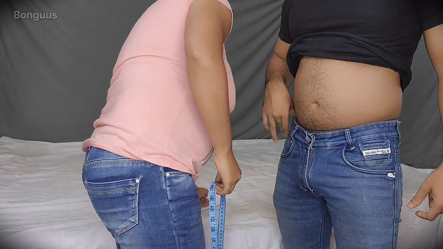 Lady Tailor Touches My Dick the I Fucked Her Cum on Her Feet