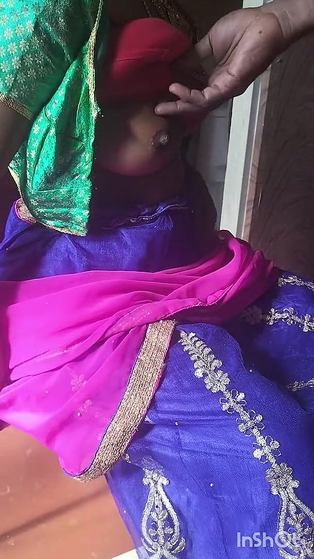 Tamil husband and wife boob suck with back shot